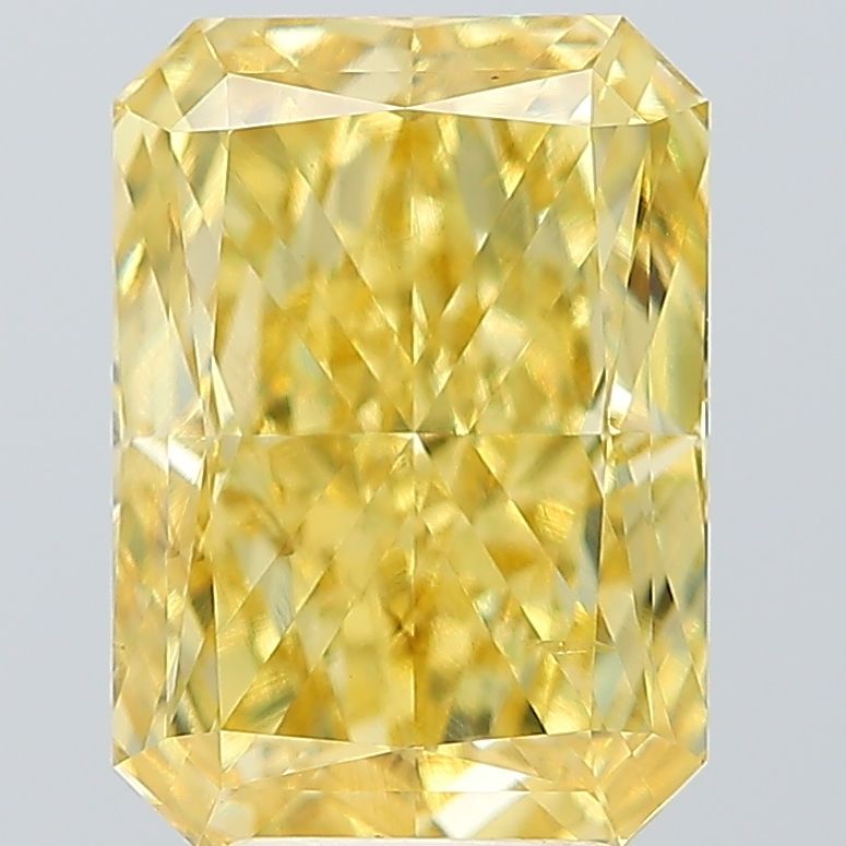 5.02 Carat Radiant Cut Fancy Yellow