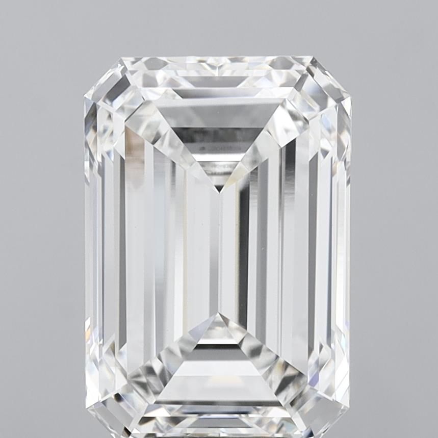 5.98 Carat F-VVS2 Emerald Lab Diamond