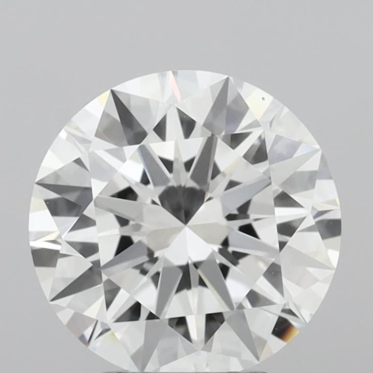 3.02 Carat E-VVS2 Round Lab Diamond