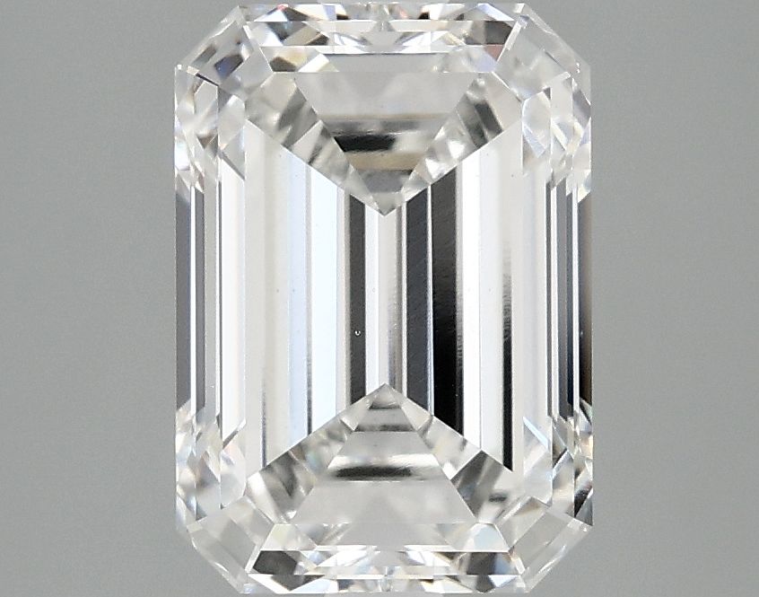 3.03 Carat F-VVS2 Emerald Lab Diamond