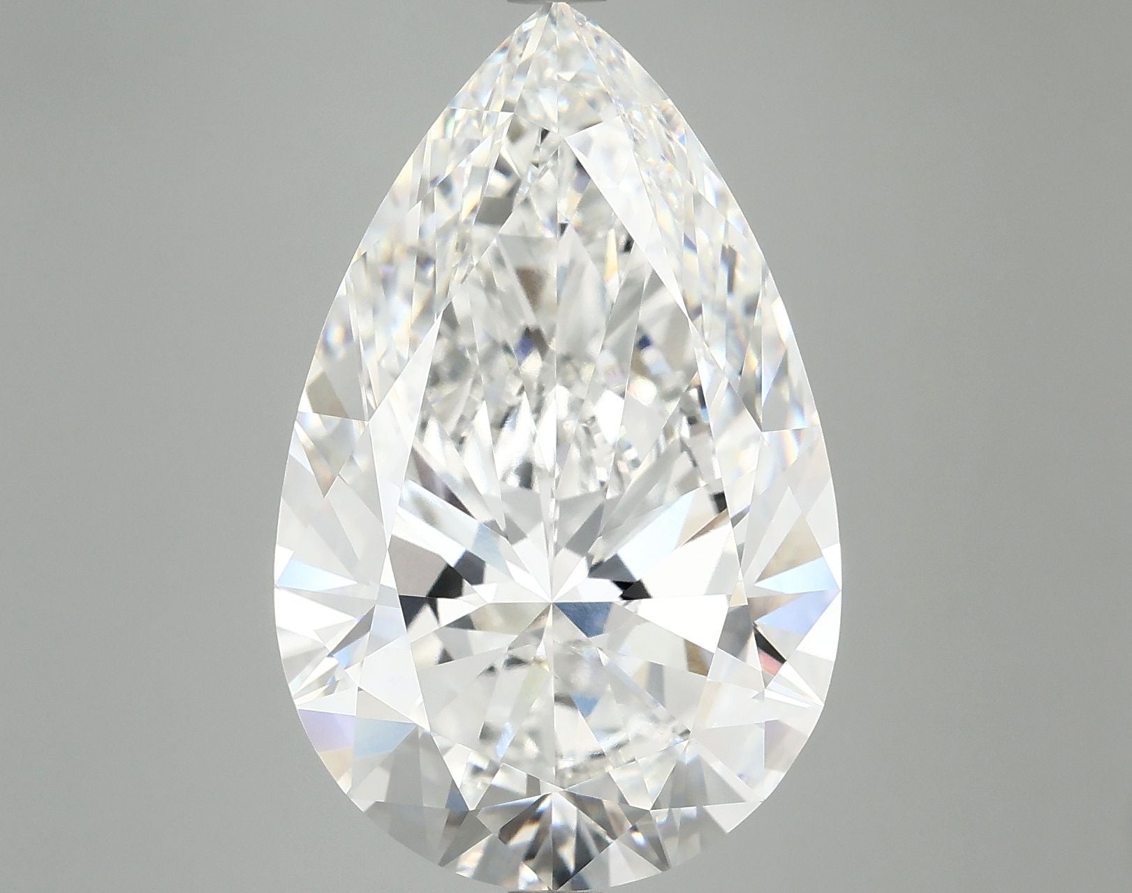10.24 Carat F-VVS2 Pear Lab Diamond