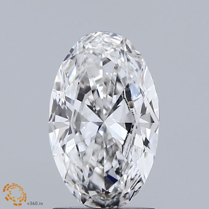 1.25 Carat F-VS1 Oval Lab Diamond