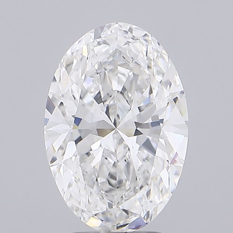 3.78 Carat E-VVS2 Oval Lab Diamond