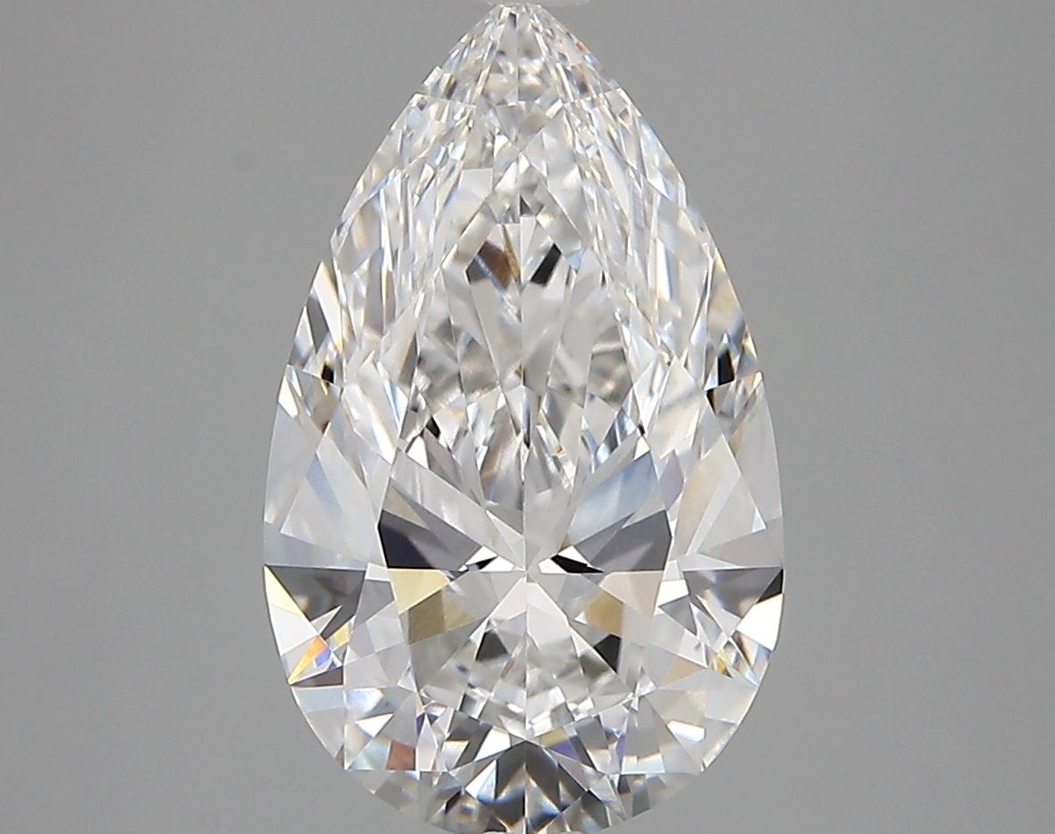 3.25 Carat E-VVS1 Pear Lab Diamond
