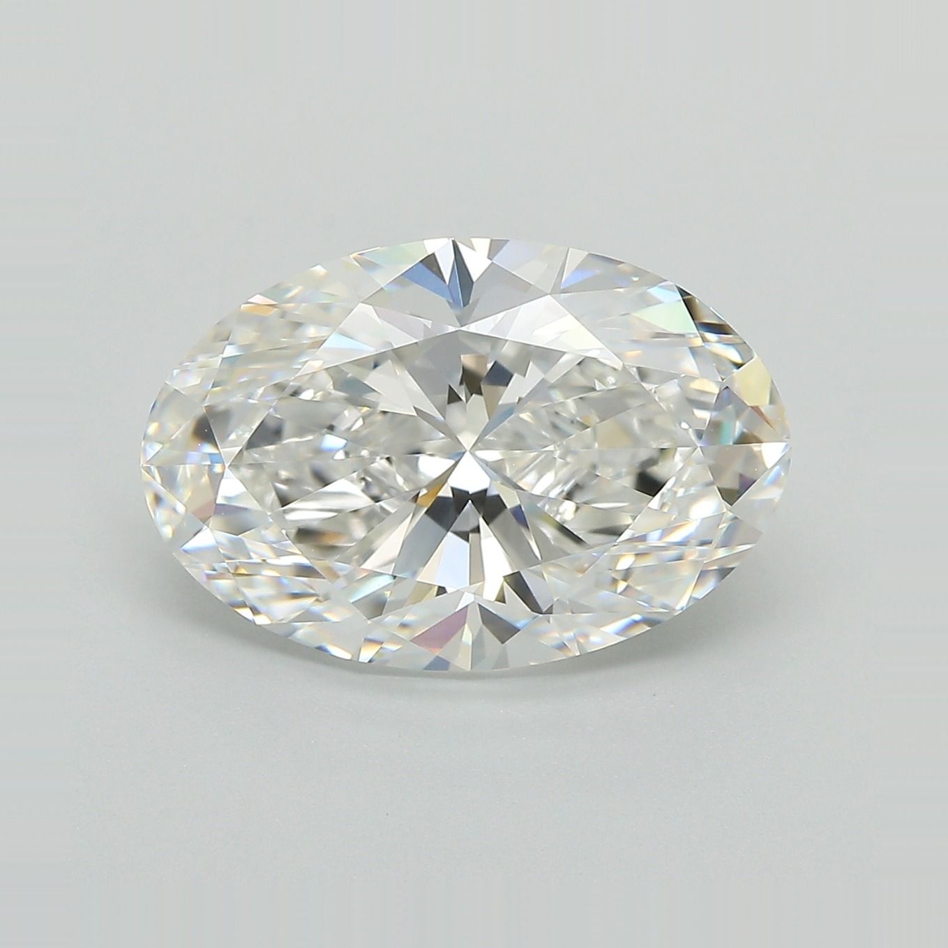 6.55 Carat E-VVS2 Oval Lab Diamond