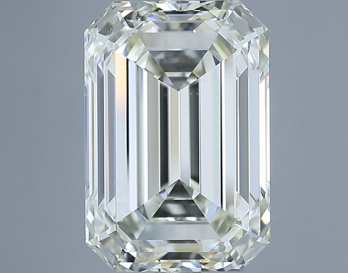 7.05 Carat K-VS2 Emerald Cut Diamond