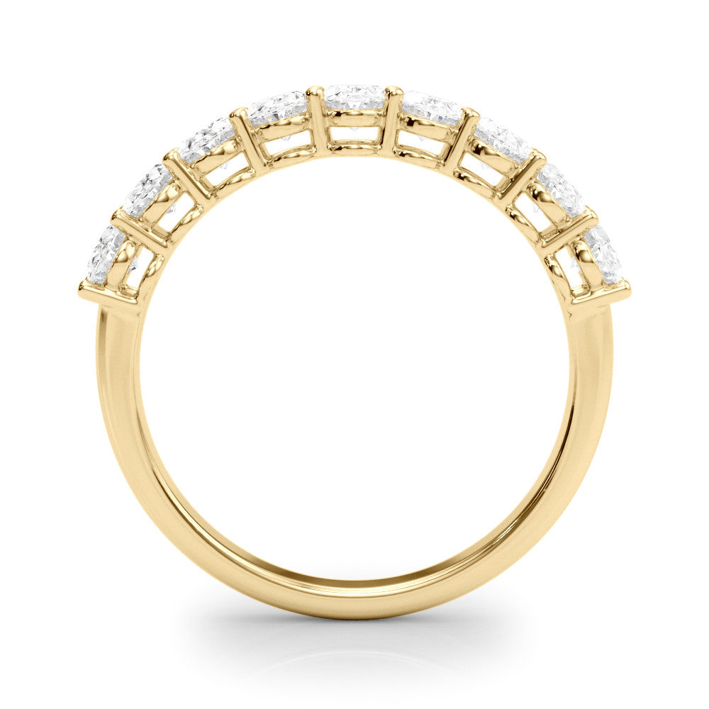 Nine Stone 2.0 ct. Oval Diamond Anniversary Ring-VIRABYANI