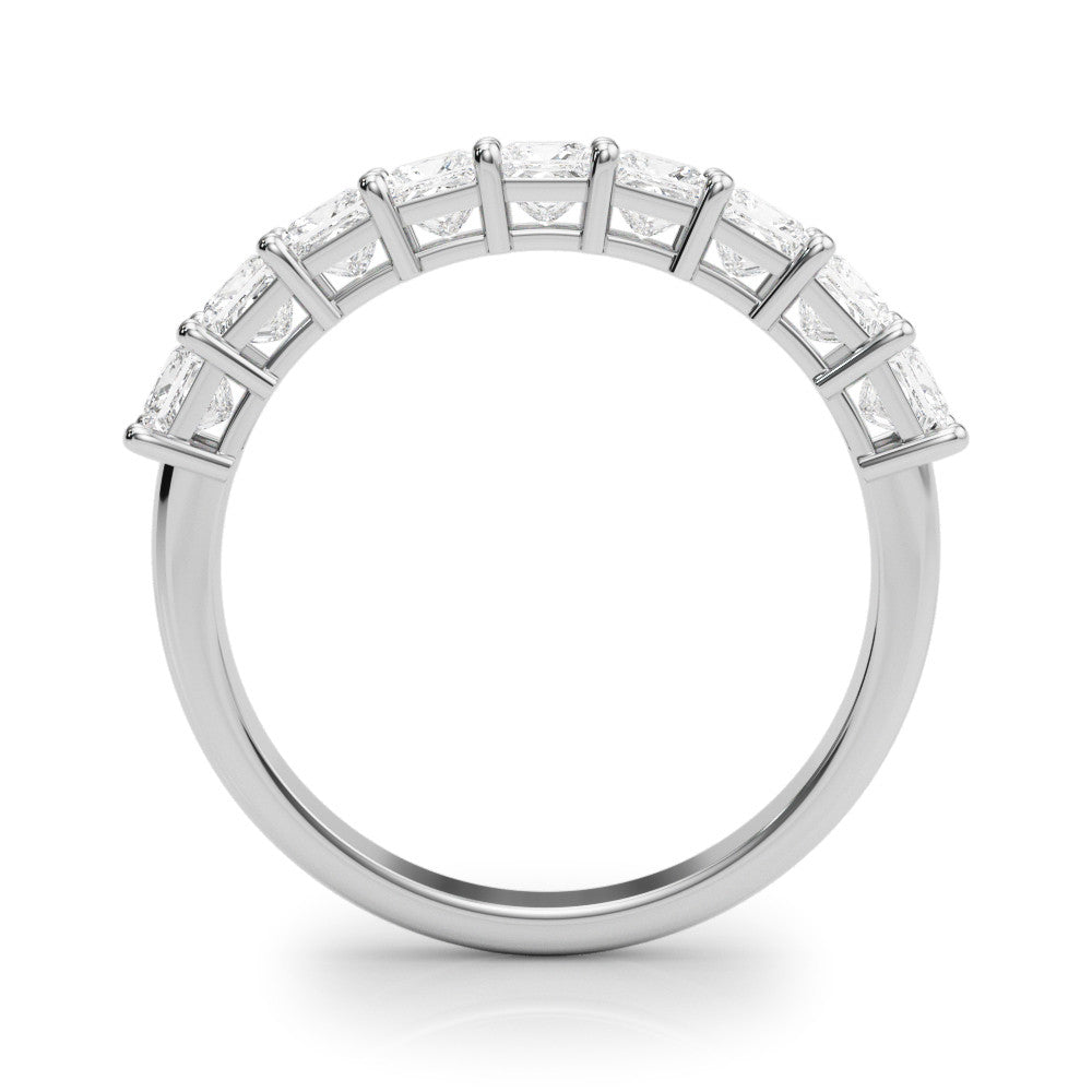 Nine Stone 2.0 ct. Princess Cut Diamond Anniversary Ring-VIRABYANI
