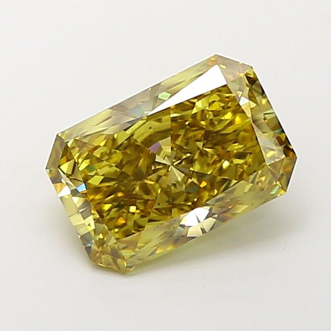 3.00 Carat Radiant Cut Fancy Yellow