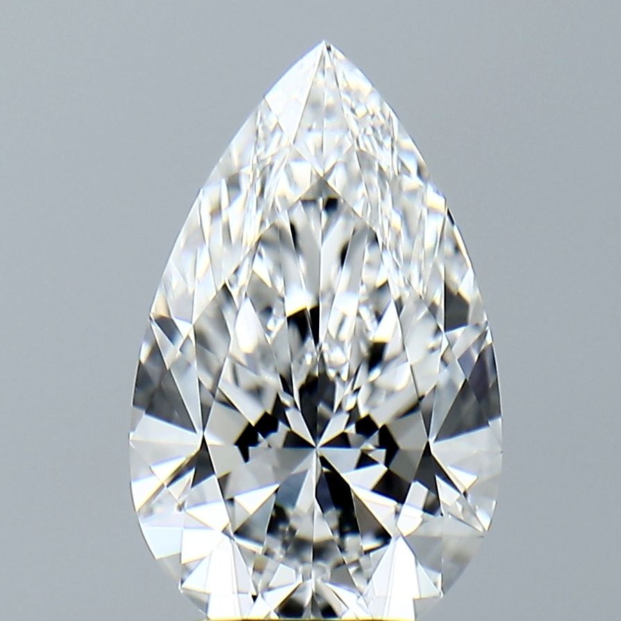 3.02 Carat E-VVS2 Pear Lab Diamond