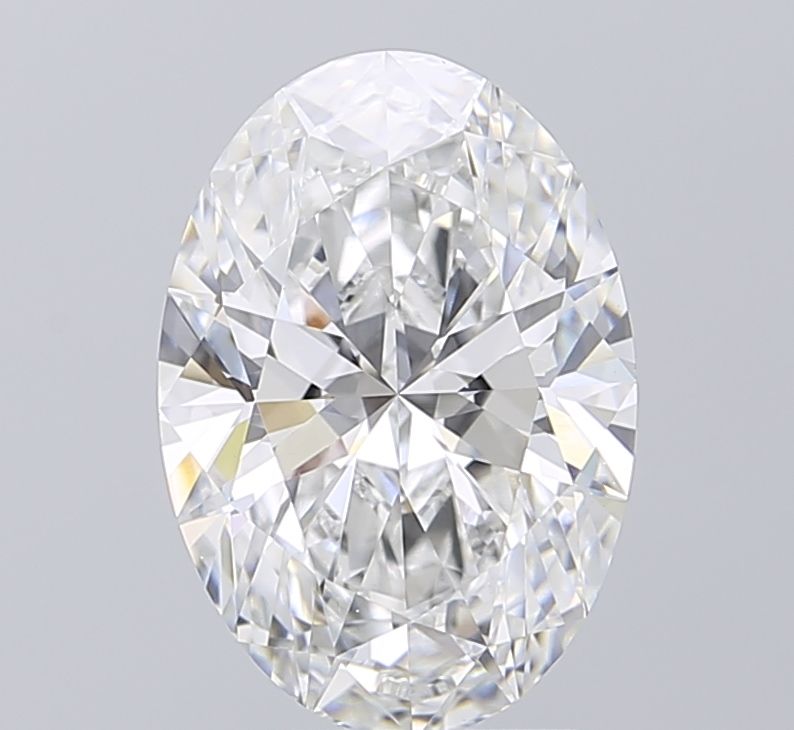 3.06 Carat E VVS2 Oval Lab Diamond
