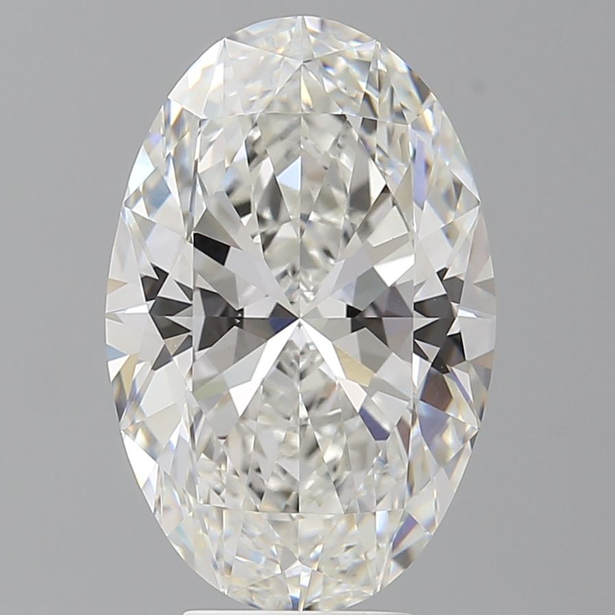 6.09 Carat G-VVS2 Oval Lab Diamond