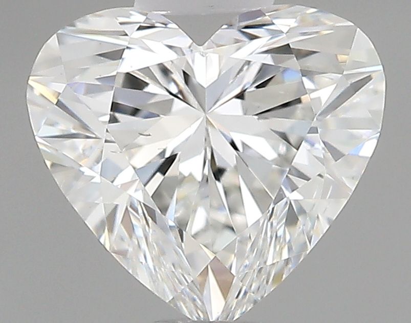 0.77 Carat F-VS2 Heart Cut Diamond