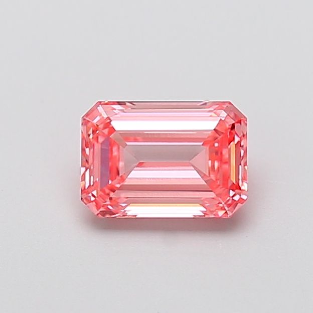 1.05 Carat Emerald Cut Fancy Pink