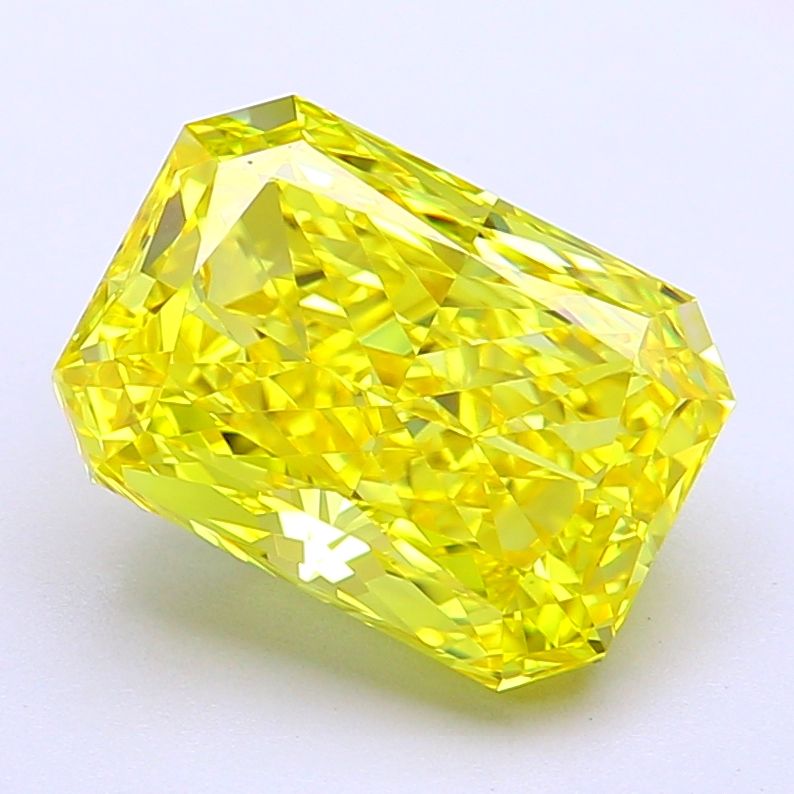 4.02 Carat Radiant Cut Fancy Yellow