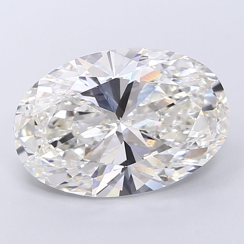 10.51 Carat H-VVS2 Oval Lab Diamond