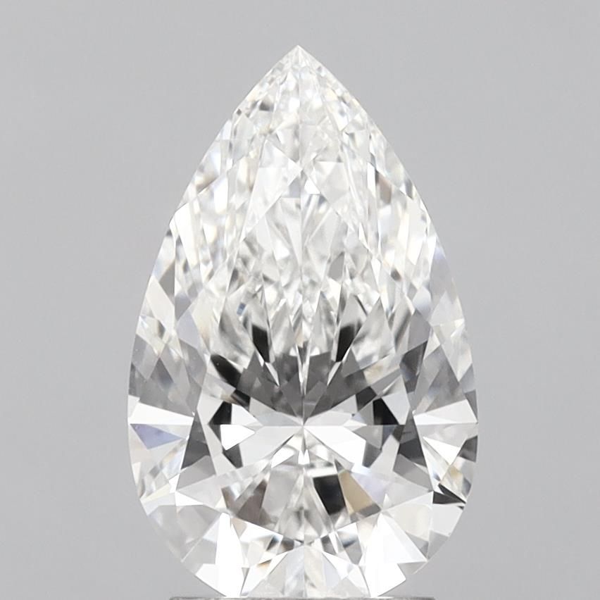 2.68 Carat E-VVS2 Pear Lab Diamond