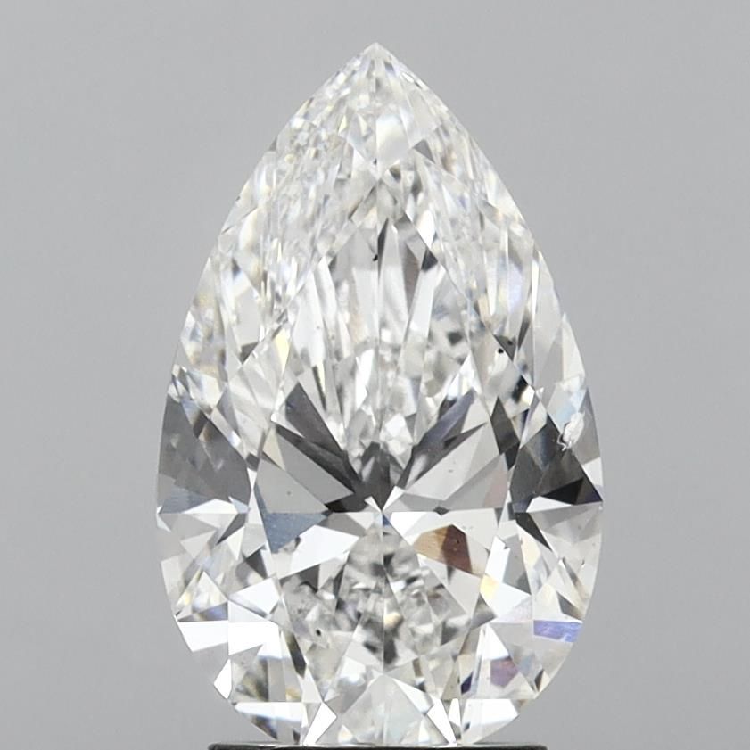 3.00 Carat F-SI1 Pear Lab Diamond