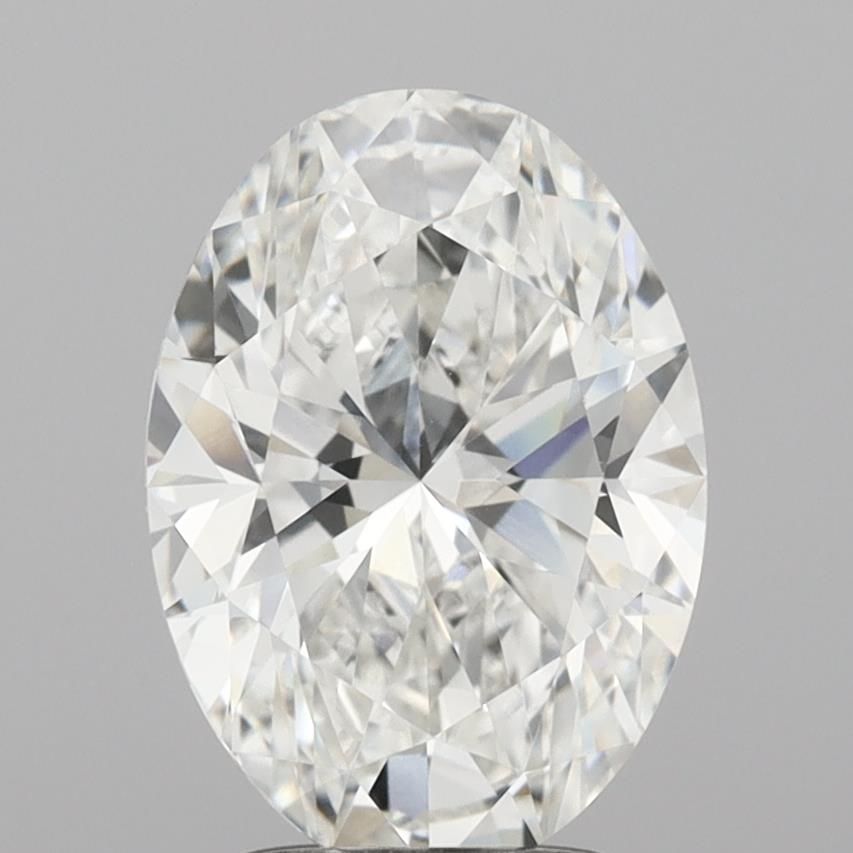 2.71 Carat F-VVS2 Oval Lab Diamond