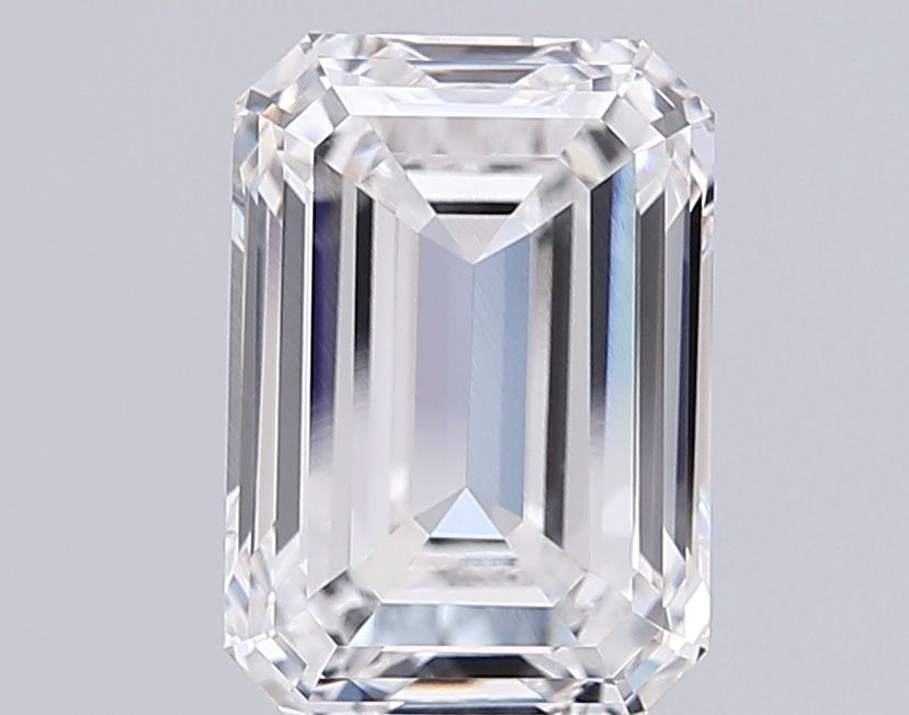 7.01 Carat E VVS1 Emerald Lab Diamond