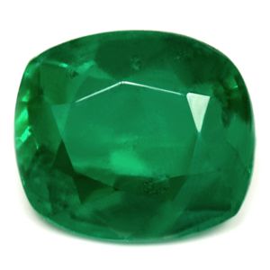 1.15 Carat Cushion Cut Green Emerald