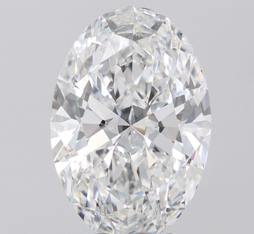 6.07 Carat F-VVS2 Oval Lab Diamond