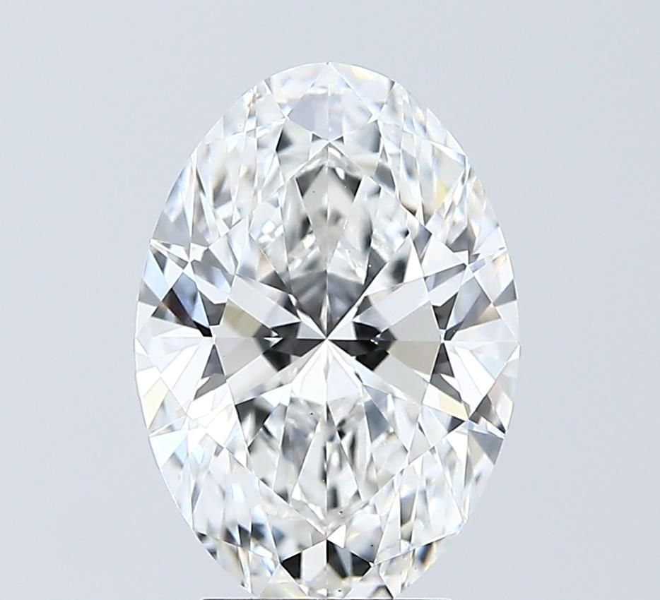 3.07 Carat F-VS1 Oval Lab Diamond