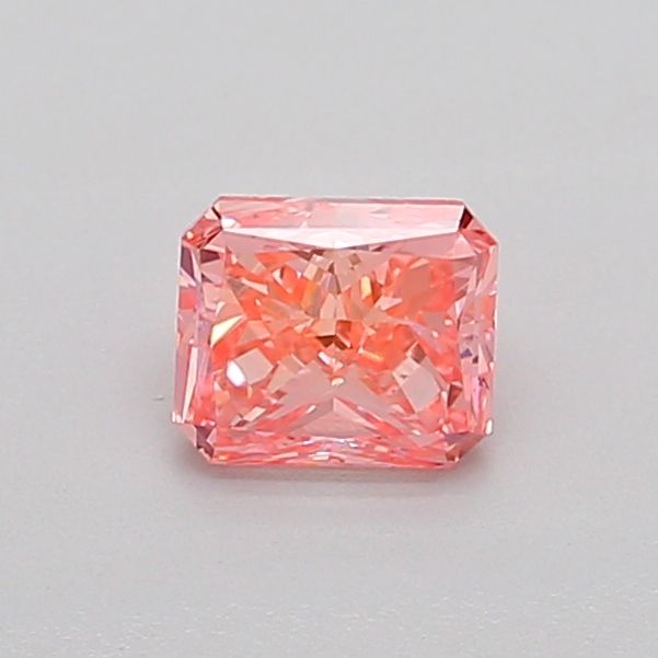 0.50 Carat Radiant Cut Fancy Pink