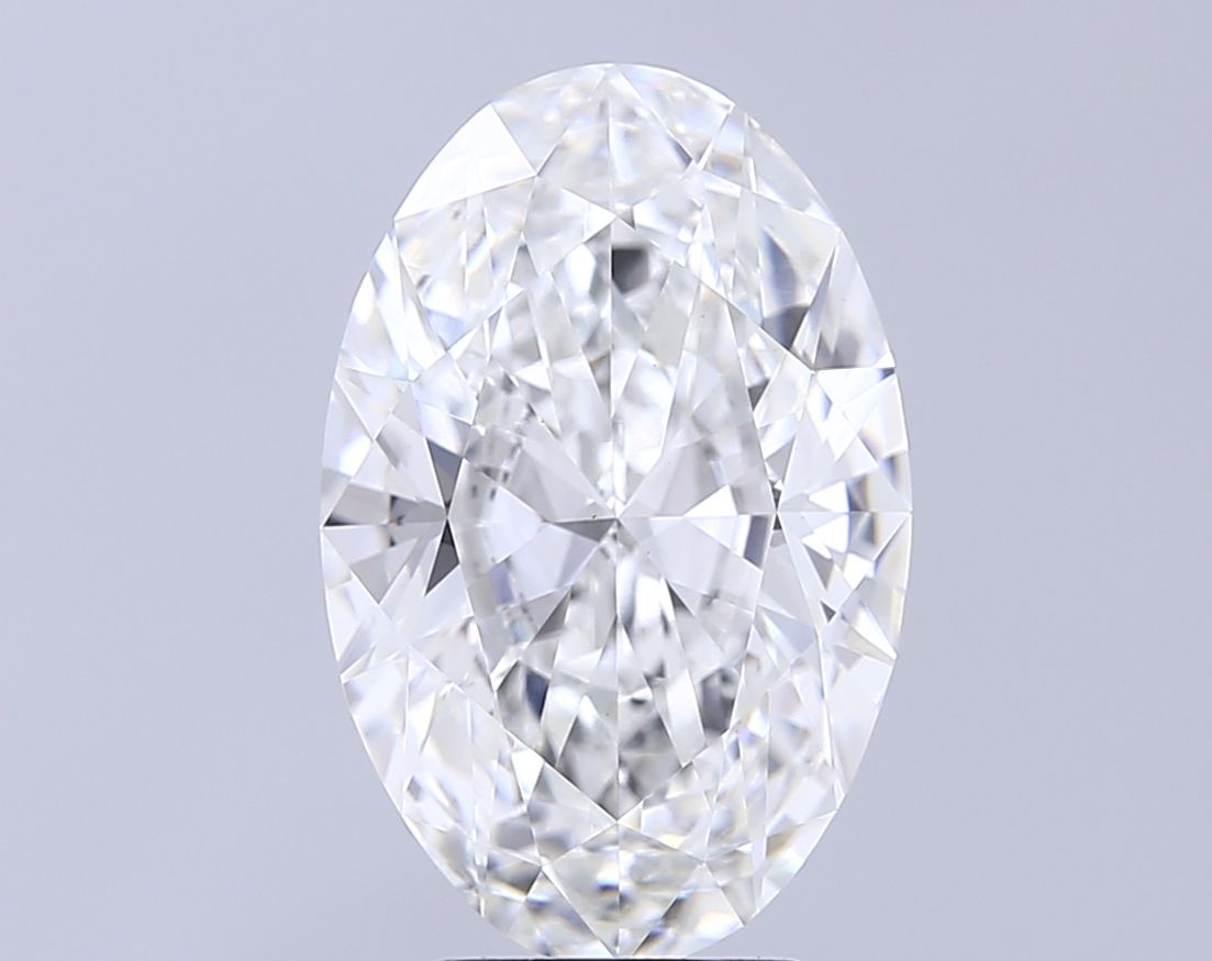 5.00 Carat F-VVS2 Oval Lab Diamond