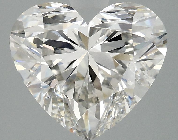 3.08 Carat G-VVS2 Heart Lab Diamond