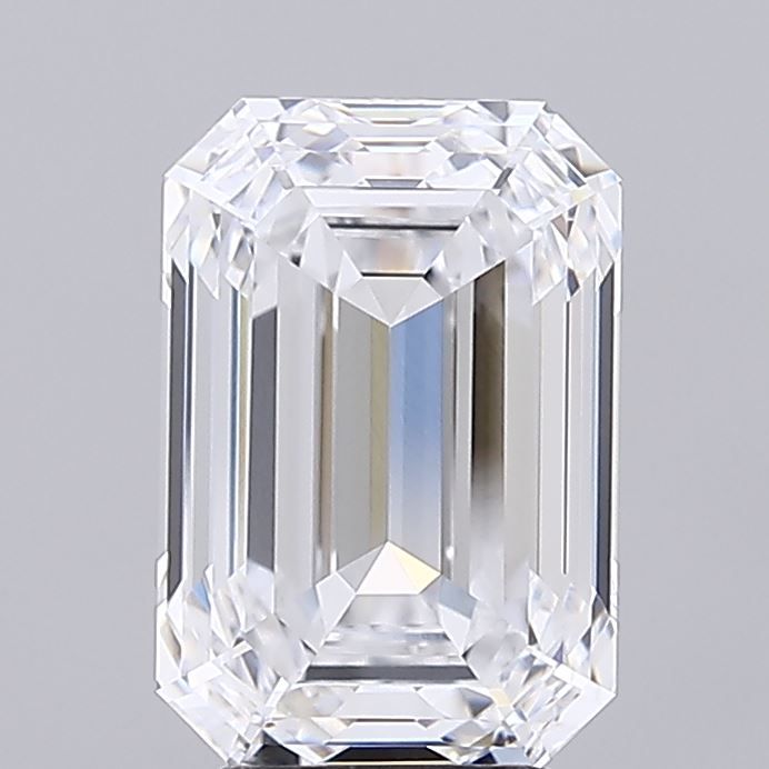 4.78 Carat D-VVS2 Emerald Lab Diamond