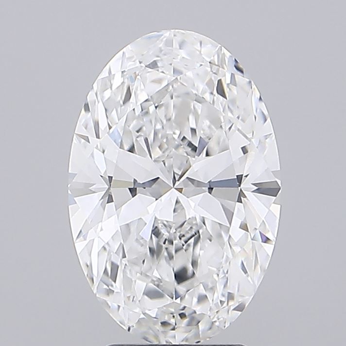 3.86 Carat D-VVS1 Oval Lab Diamond
