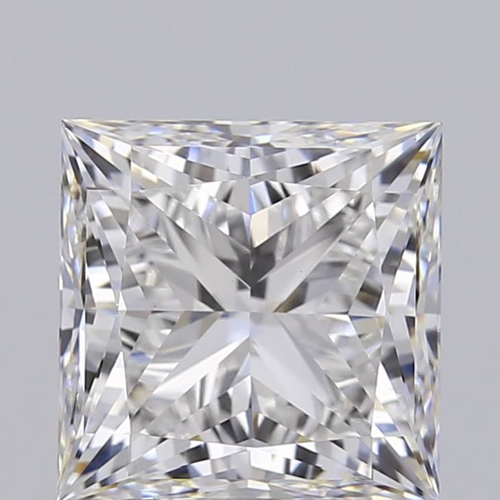 2.42 Carat D-VVS2 Princess Lab Diamond
