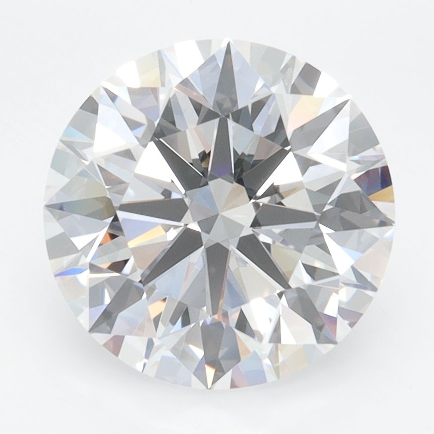3.43 Carat D-IF Round Lab Diamond