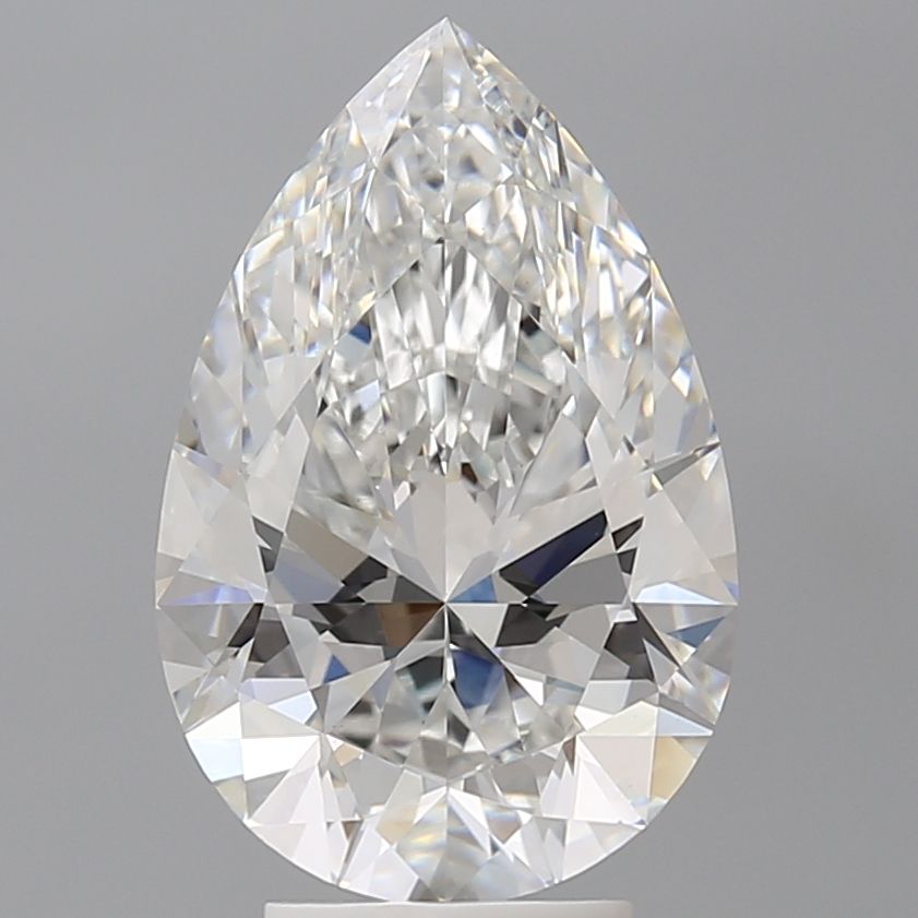 4.58 Carat E-VVS2 Pear Lab Diamond