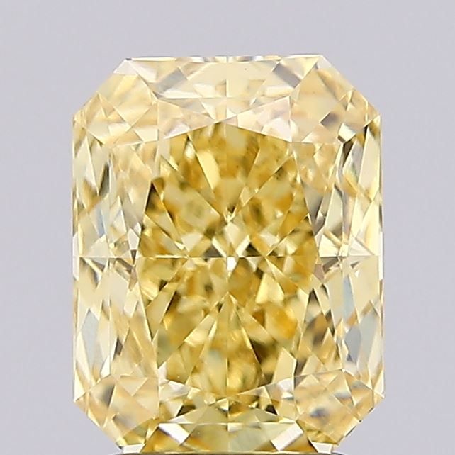 2.50 Carat Radiant Cut Fancy Yellow