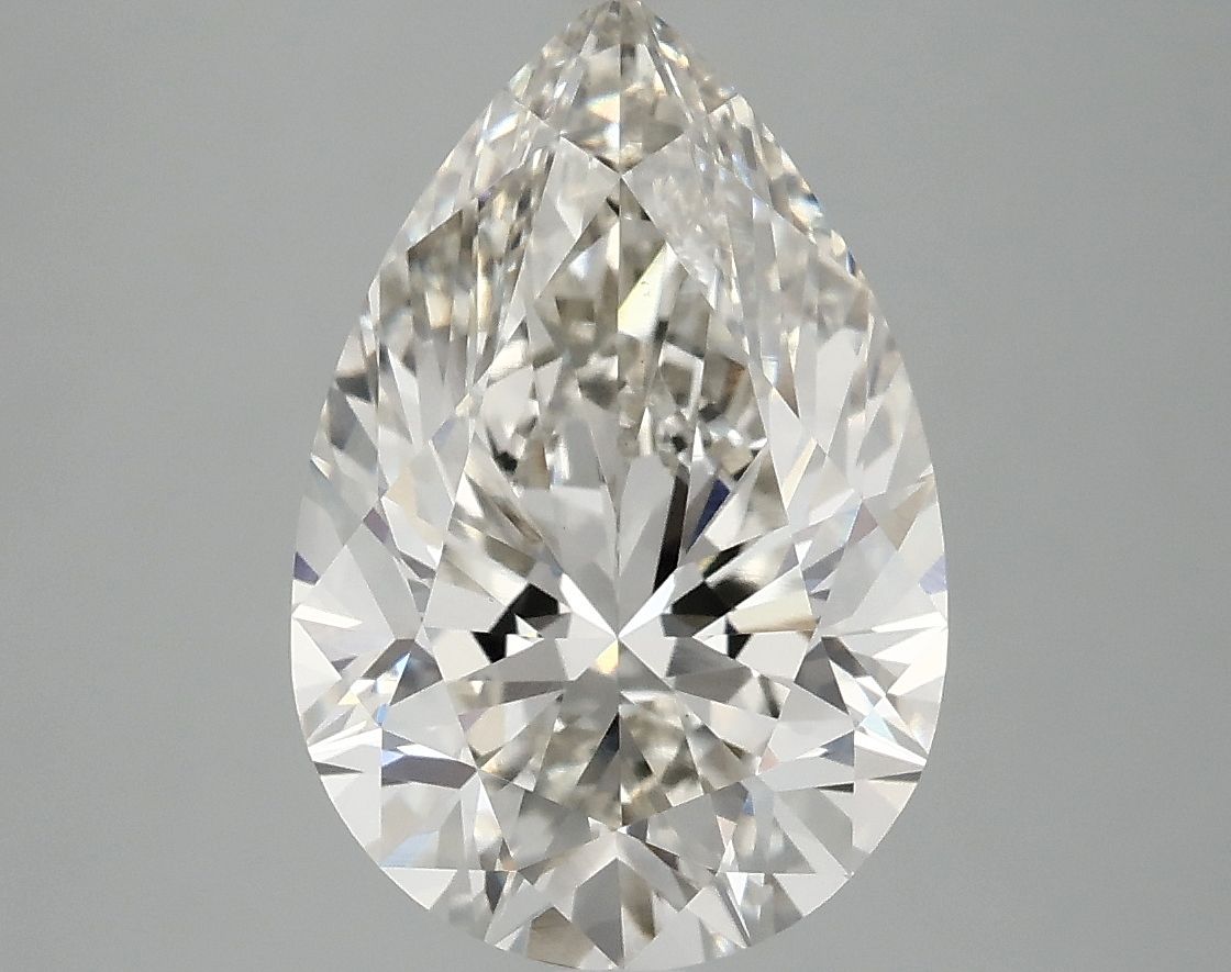 3.76 Carat H-VS1 Pear Lab Diamond