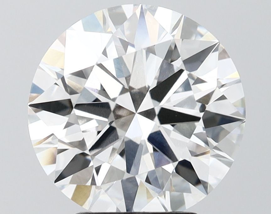 3.82 Carat F-VVS2 Round Lab Diamond