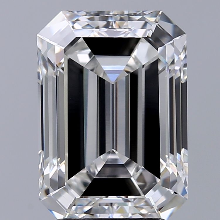 3.39 Carat F-VVS1 Emerald Lab Diamond