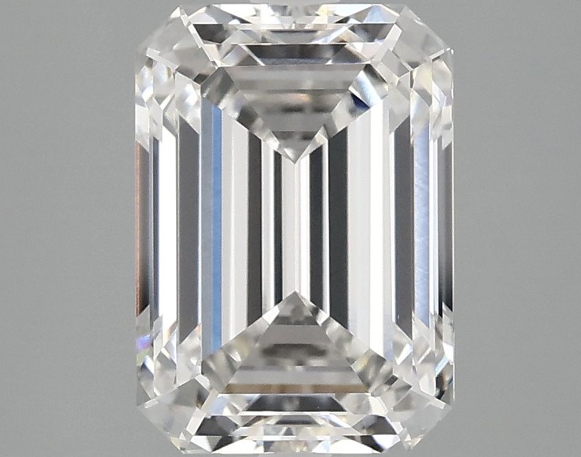 3.03 Carat F-VVS2 Emerald Lab Diamond