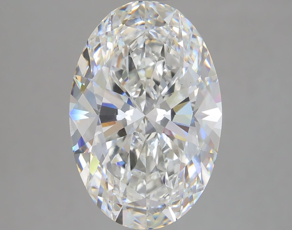 4.82 Carat F-SI1 Oval Lab Diamond