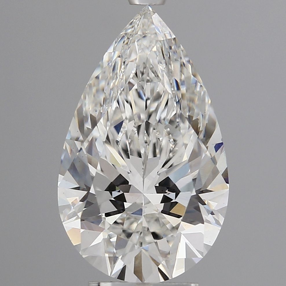 4.12 Carat F-VS1 Pear Lab Diamond
