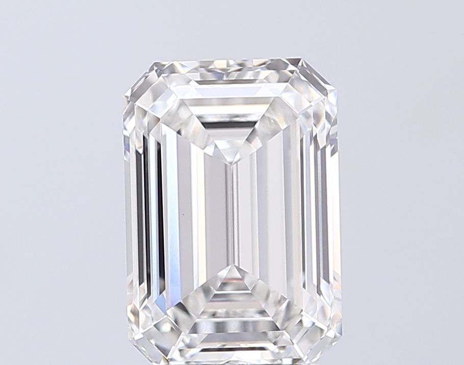 4.01 Carat F-VVS2 Emerald Lab Diamond