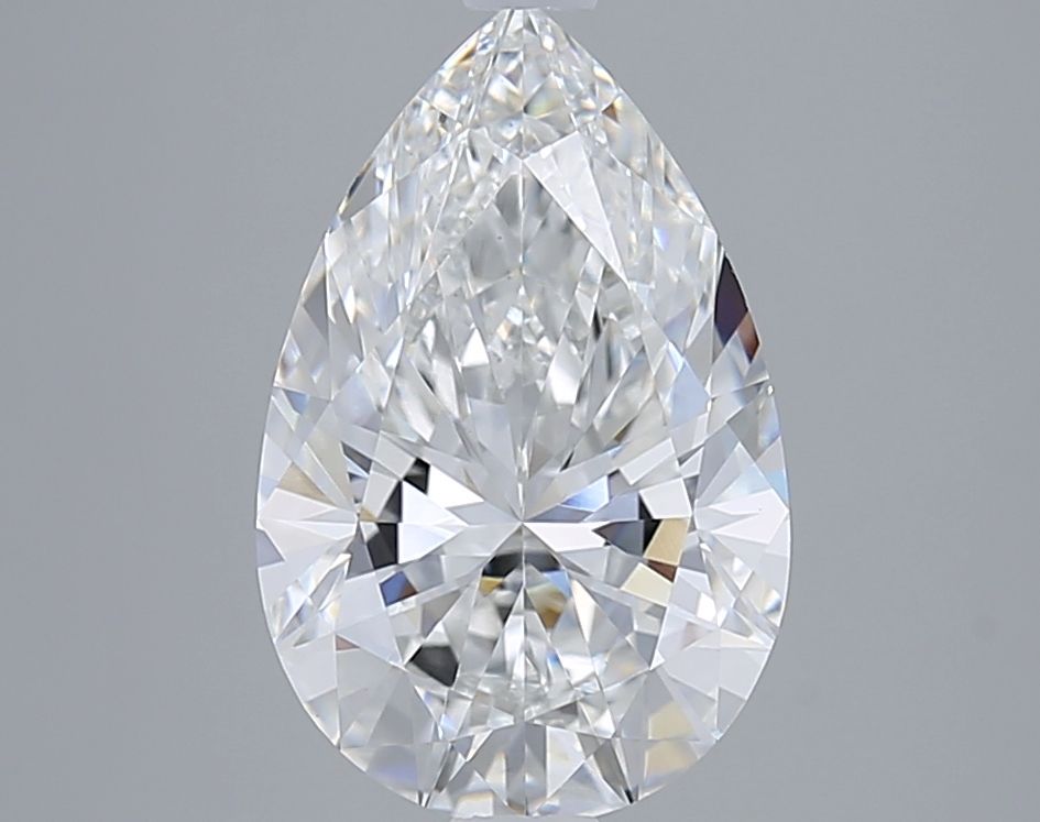 3.06 Carat E-VVS2 Pear Lab Diamond