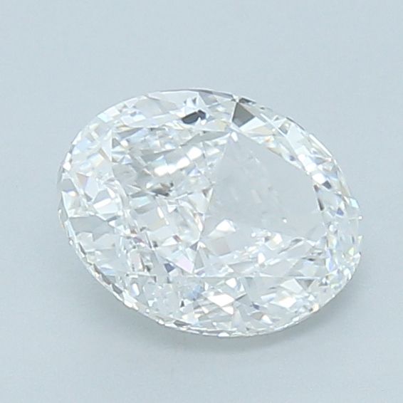 1.65 Carat D-VVS2 Oval Lab Diamond