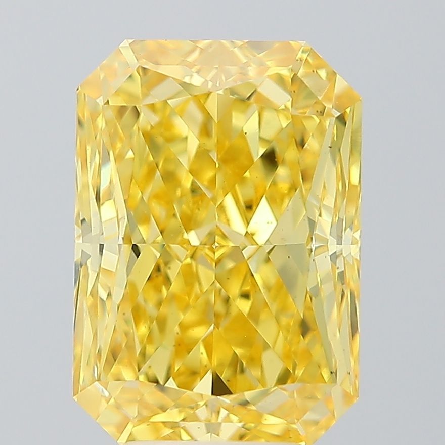 6.02 Carat Radiant Cut Fancy Yellow