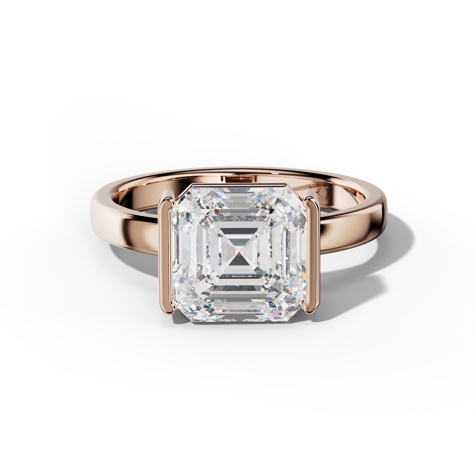 Delilah Asscher Cut  Engagement Ring