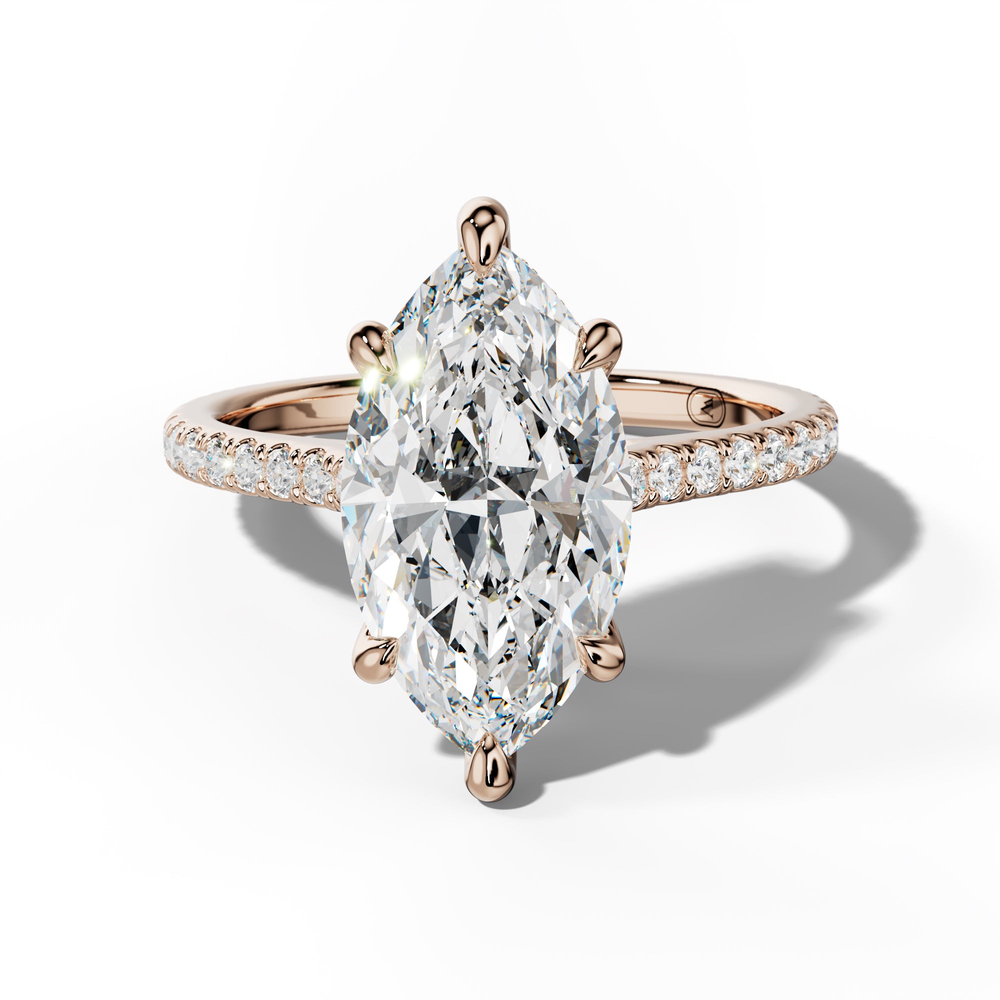 Aria Marquise Diamond Engagement Ring