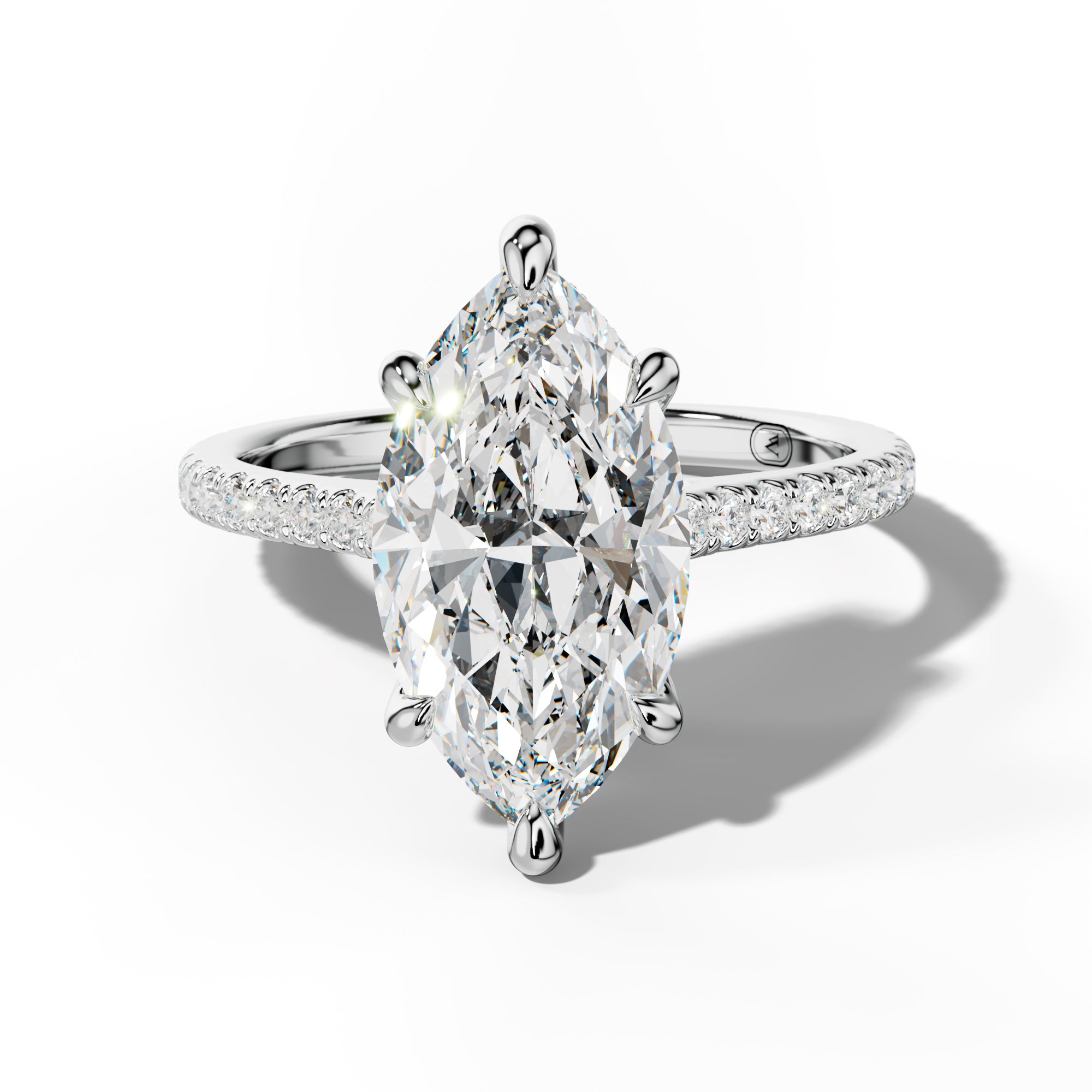 Aria Marquise Diamond Engagement Ring