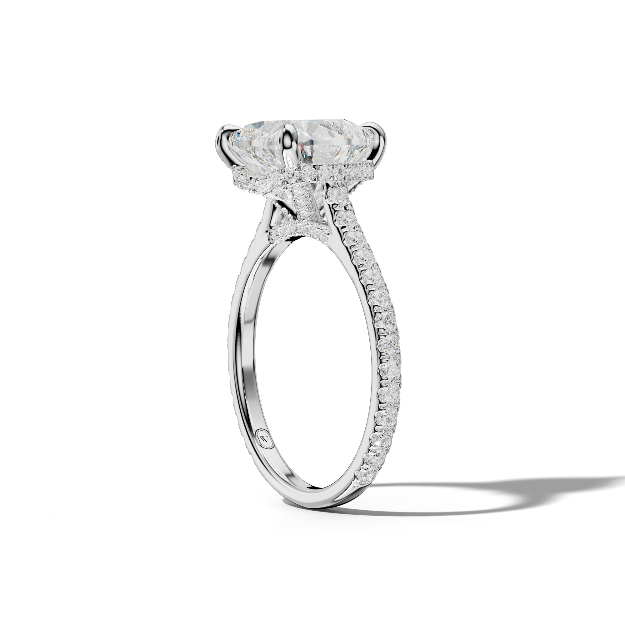 Aria Heart Diamond Engagement Ring